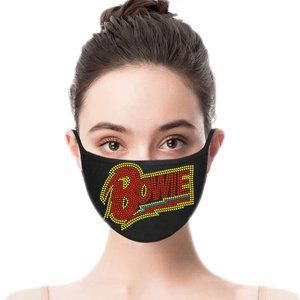 David Bowie Rhinestone Mask